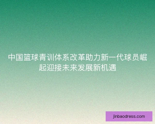 中国篮球青训体系改革助力新一代球员崛起迎接未来发展新机遇